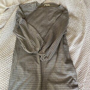 Plaid Max Studio Dress Size: S